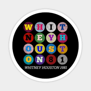Whitney Houston 1981 Magnet